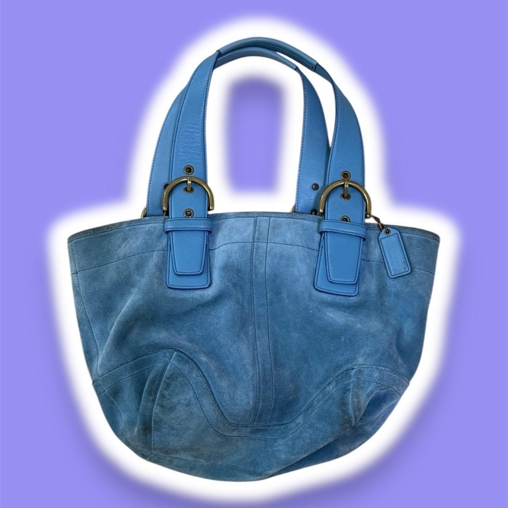 Coach Purse Suede